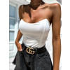 Bílé elegantní body BLYNTERE (Veľkosť M/L)