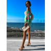 74681 2 zelene elegantni saty riley s kvetinovym vzorem