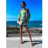 74681 6 zelene elegantni saty riley s kvetinovym vzorem