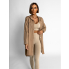 74804 16 svetle hneda oversize kosile want s kapsickou