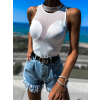 Bílé elegantní body DIENITY (Veľkosť M/L)