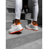 Bielooranžové tenisky MAISIENE s vysokou podrážkou