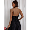 Čierne elegantné dlhé šaty FAIRYTALE