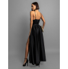 Čierne elegantné dlhé šaty FAIRYTALE