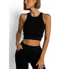 Čierny elegantný top ALAWOSI