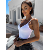 Bílé žebrované body BOLTANY (Veľkosť M/L)
