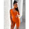 Oranžový rebrovaný overal HYMOCHY