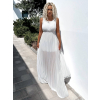 Biele dlhé šaty COULEK
