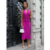 Fialové elegantné šaty ADELAINE