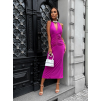 Fialové elegantné šaty ADELAINE