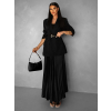 Čierna dlhá sukňa HAZELNOT
