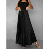 Čierna dlhá sukňa HAZELNOT