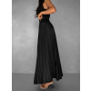 Čierna dlhá sukňa HAZELNOT