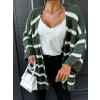 Tmavě zelený cardigan SNOWDROP (Veľkosť ONESIZE)