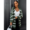 Tmavě zelený cardigan SNOWDROP (Veľkosť ONESIZE)