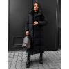 Černá dlouhá bunda MICHIGAN (Veľkosť M/L)