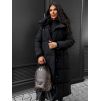 Černá dlouhá bunda MICHIGAN (Veľkosť M/L)