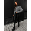 Bíločerná crop bunda LUPACAURS (Veľkosť M/L)