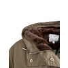 Khaki stylová parka AMBITIONS (Veľkosť S)