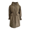 Khaki stylová parka AMBITIONS (Veľkosť S)
