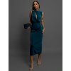 Smaragdové elegantné šaty VOTALY