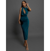 Smaragdové elegantné šaty VOTALY