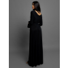 Čierne dlhé elegantné šaty JOELLIAN