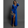 Kráľovsky modré dlhé elegantné šaty JOELLIAN