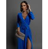 Kráľovsky modré dlhé elegantné šaty JOELLIAN