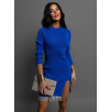 Kráľovsky modré elegantné šaty REDLIT