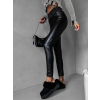 Černé latex legíny VIRBIUS s push-up efektem (Veľkosť L/XL)