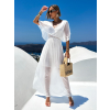 85824 8 bile elegantni saty parfomelle s vysrihem do v