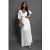 85824 3 bile elegantni saty parfomelle s vysrihem do v