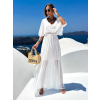 85824 11 bile elegantni saty parfomelle s vysrihem do v