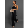 Čierny štýlový overal KARAMAN s vreckami