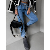 Světle modré cargo denim kalhoty LONDERS (Veľkosť L)