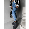 Světle modré cargo denim kalhoty LONDERS (Veľkosť L)