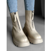 Krémové členkové topánky CLION