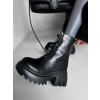 Čierne členkové topánky CLION