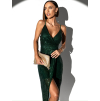 Smaragdové elegantní šaty AGUILO s flitry (Veľkosť ONESIZE)