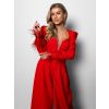 Červený elegantní overal LATINUS s vycpávkami (Veľkosť L)