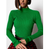 Zelený ľahký basic svetrík CLOELIA