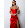 Červené plesové elegantné šaty VOLINET