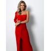 Červené štýlové šaty DAYNESI na jedno rameno