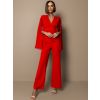 Červený společenský overal TARPEIA (Veľkosť ONESIZE)