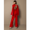 Červený společenský overal TARPEIA (Veľkosť ONESIZE)