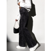 Čierne široké wide leg džínsy TOKAT
