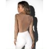Hnědé body FATHIA s kamínky (Veľkosť M/L)