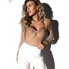 Hnědé body FATHIA s kamínky (Veľkosť M/L)