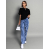 Modré široké wide leg džínsy KANTH